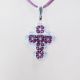 Small Cross - Trina-Mauve Suedine - 2